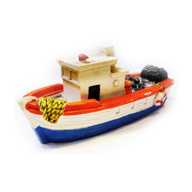 Wooden Boat Model (Traditional Style)